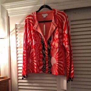 NWT - Never Fully Dressed Red and Black Knit Cardigan